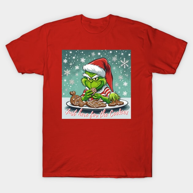 Grinch Gingerbread monster T-Shirt by TeawithAlice